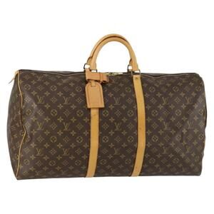 LOUIS VUITTON Monogram Keepall 60 Boston Bag M41422 LV Auth 159631